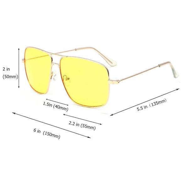 ✨VENICE GURL YELLOW WOMAN’S SUNGLASSES *NEW main image 5